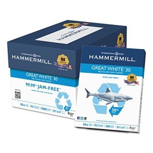 Hammermill Great White 30 Copy Paper, 500 Sheets