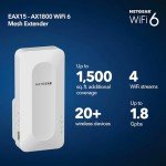 NETGEAR WiFi 6 Mesh Range Extender EAX15