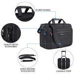 VANKEAN Laptop Briefcase Premium Laptop Case Fits Up to 17.3 Inch Business Shoulder Bag Laptop Expandable Water-Repellent Messenger Bag for Men/Women Computer Bag for Travel/Business/Black