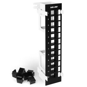Iwillink 12-Port Keystone Patch Panel with Bracket