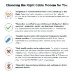Motorola MB7420 DOCSIS 3.0 Cable Modem 686 Mbps
