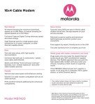 Motorola MB7420 DOCSIS 3.0 Cable Modem 686 Mbps