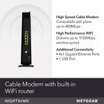 NETGEAR C6300 WiFi Router and Modem Combo