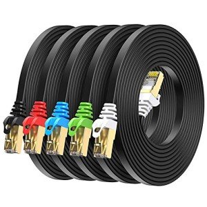 BUSOHE Cat8 Ethernet Cable 3FT - 5 Pack