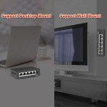 ienRon 5-Port Gigabit Unmanaged Ethernet Switch