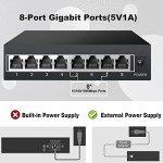 ienRon 5-Port Gigabit Unmanaged Ethernet Switch