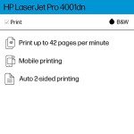 HP LaserJet Pro 4001dn Printer for Small Teams