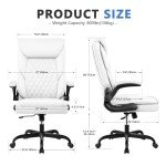 BestEra Big & Tall Ergonomic Office Chair (White)
