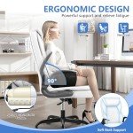 BestEra Big & Tall Ergonomic Office Chair (White)