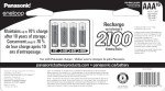 Panasonic Eneloop AAA Rechargeable Batteries, 16 Pack