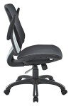 Ventilated Black Mesh Desk Chair for Office