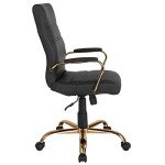 Whitney High-Back LeatherSoft Swivel Desk Chair