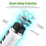 EBL Rechargeable AA AAA Battery Combo Pack