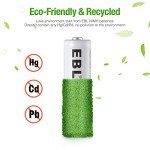 EBL Rechargeable AA AAA Battery Combo Pack