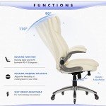 Ergonomic High Back Office Chair with Flip-up Arms