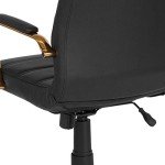 Whitney High-Back LeatherSoft Swivel Desk Chair