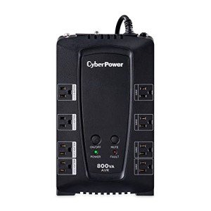 CyberPower 800VA AVR UPS System with 8 Outlets