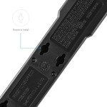 KMC 6-Outlet Surge Protector Power Strip, 2-Pack