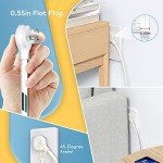 TROND Flat Plug Power Strip with USB Ports