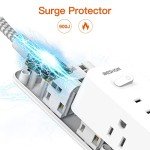5-Ft Power Strip with 6 Outlets & USB Ports