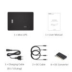 Shanqiu Mini UPS Backup Battery Power Supply