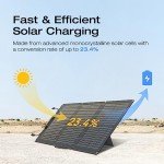 EF ECOFLOW 60W Lightweight Foldable Solar Panel