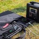 FlashFish 100W Portable Foldable Solar Panel Charger