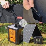 FlashFish 100W Portable Foldable Solar Panel Charger