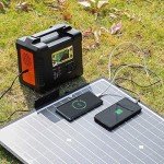 FlashFish 100W Portable Foldable Solar Panel Charger