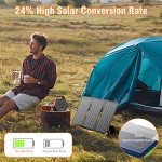 30W Portable Foldable Solar Panel Charger for Camping