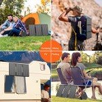 30W Portable Foldable Solar Panel Charger for Camping