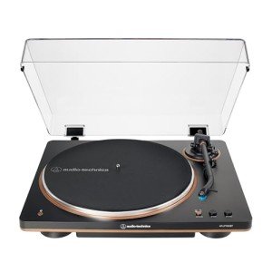 Audio-Technica AT-LP70XBT-BZ Bluetooth Turntable, Black/Bronze