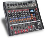 MIZISNR 8-Channel Audio Mixer with Bluetooth Port