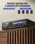 Donner 1000W Bluetooth 5.0 Audio Amplifier Receiver