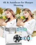 4K Autofocus Vlogging Camera with 16X Zoom