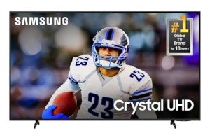 SAMSUNG 55-Inch Class 4K Crystal UHD DU8000 Series HDR Smart TV w/Object Tracking Sound Lite, Motion Xcelerator, Ultra Slim Design, Gaming Hub, Alexa Built-in (UN55DU8000, 2024 Model)