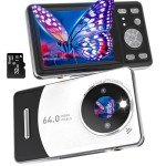 64MP 4K Autofocus Digital Camera with Dual Lenses