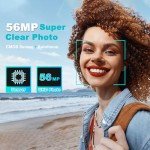 4K Digital Point & Shoot Camera with Flip Screen