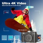 4K Digital Point & Shoot Camera with Flip Screen