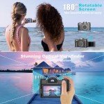 4K Digital Point & Shoot Camera with Flip Screen