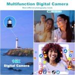 4K Digital Point & Shoot Camera with Flip Screen