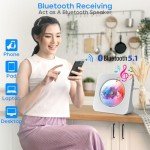 Bluetooth CD Player with Speakers and Remote Control