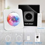 Bluetooth CD Player with Speakers and Remote Control