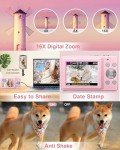 Upgraded 1080P Kids Digital Camera with 32GB Card