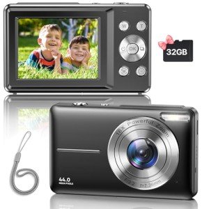 2024 Upgraded FHD 1080P Compact Digital Camera