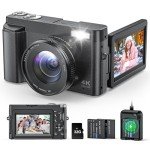 48MP 4K Vlogging Camera with 16X Zoom