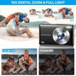 2024 Upgraded FHD 1080P Compact Digital Camera