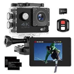 Adostob 4K Waterproof Action Camera with Accessories