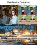 48MP 4K Vlogging Camera with 16X Zoom