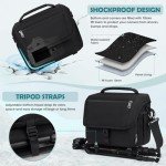 RAINSMORE Waterproof Camera Sling Bag with Tripod Holder